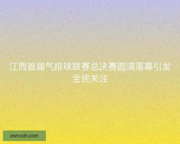 江西首届气排球联赛总决赛圆满落幕引发全民关注